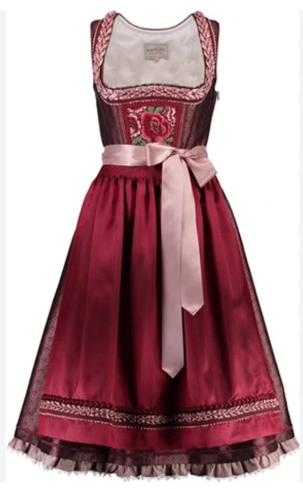 ☆Krüger ☆ Traum Midi Dirndl Bestickt Gr 40 42 Wasen~Oktoberfest~Motto Neu NP240€ - Bild 1 von 4