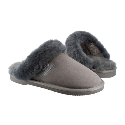 UGG Scuffs Fur-Trim | Australian Made | A-Grade Aussie Sheepskin | Memory Foam - Picture 13 of 32