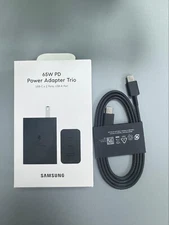 65W Samsung PD 3.0 Trio Power Adapter EP-T6530 Super Fast Charging Wall Charger