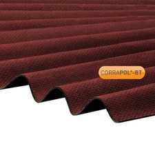 Corrapol-BT Bitumen Corrugated Roofing Sheet - Red  930 x 2000mm FAST DELIVERY