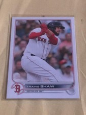 NJR#6  2022 Topps Series 1 Base Travis Shaw Red Sox