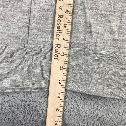Naadam Sweater Womens Medium Full ZIp Hoodie Cashmere Grey Gray $295 Flint C453 - Picture 9 of 11