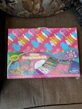 Crayola Trolls Glitter Scrapbook Kit Toys and Games Over 115 Pieces NEW - SEALED