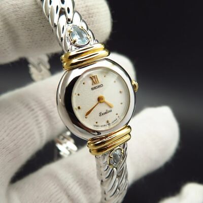 SEIKO Exceline 1E20-0680 Jewelry Watch 2P Sapphire SEIKO Exceline 1E20-0680 Jewelry Watch 2P Sapphire