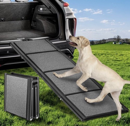 Dog Ramp for Car SUV Truck, 67" Long for Large Dogs 250 Lbs Non-Slip