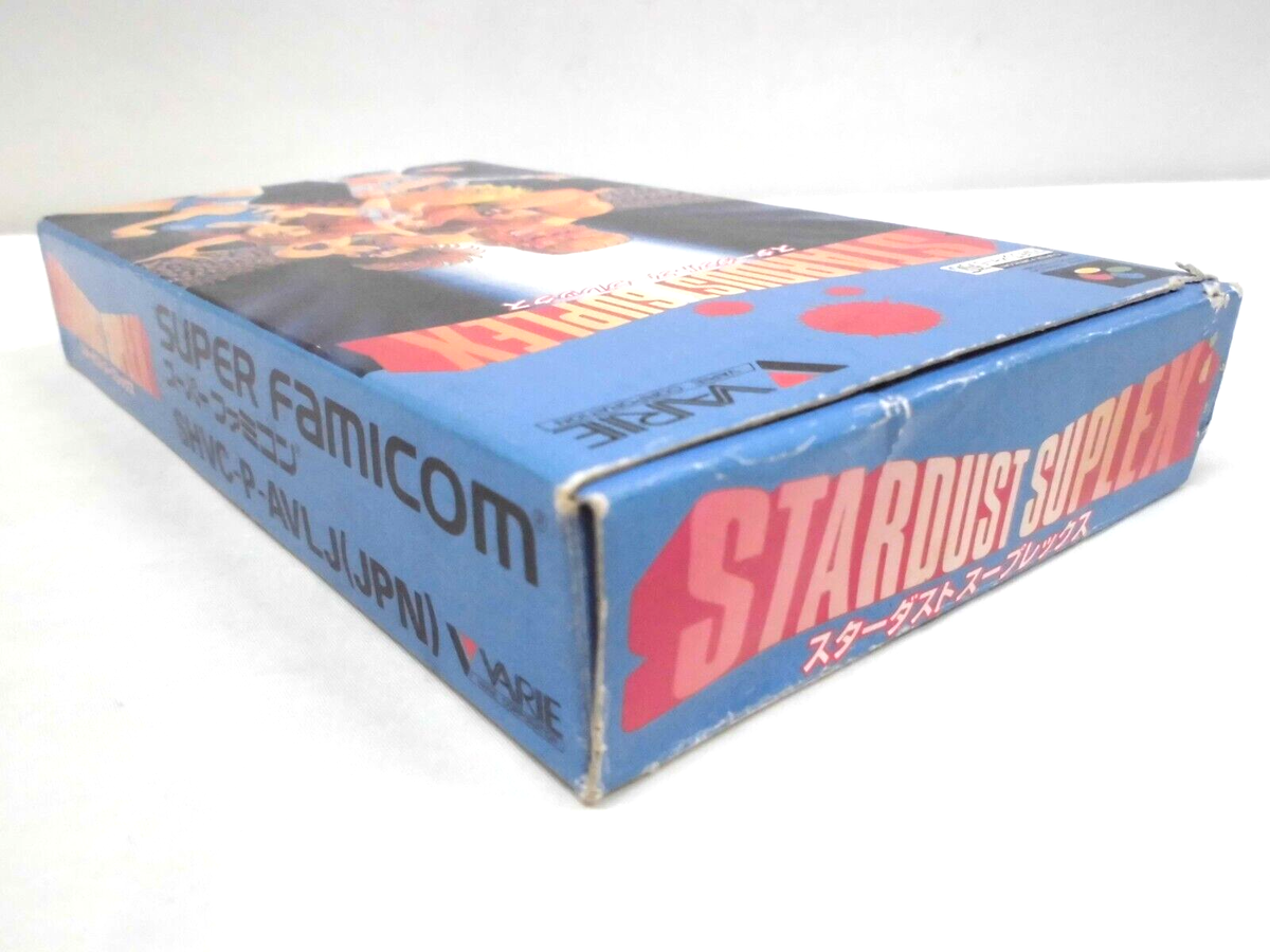 SNES -- STARDUST SUPLEX -- Wrestling. Super famicom. Japan SNES -- STARDUST SUPLEX -- Wrestling. Super famicom. Japan