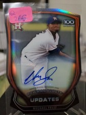 2015 Bowman Chrome Scouts Updates Die-Cut Michael Feliz #BSU-MF Auto
