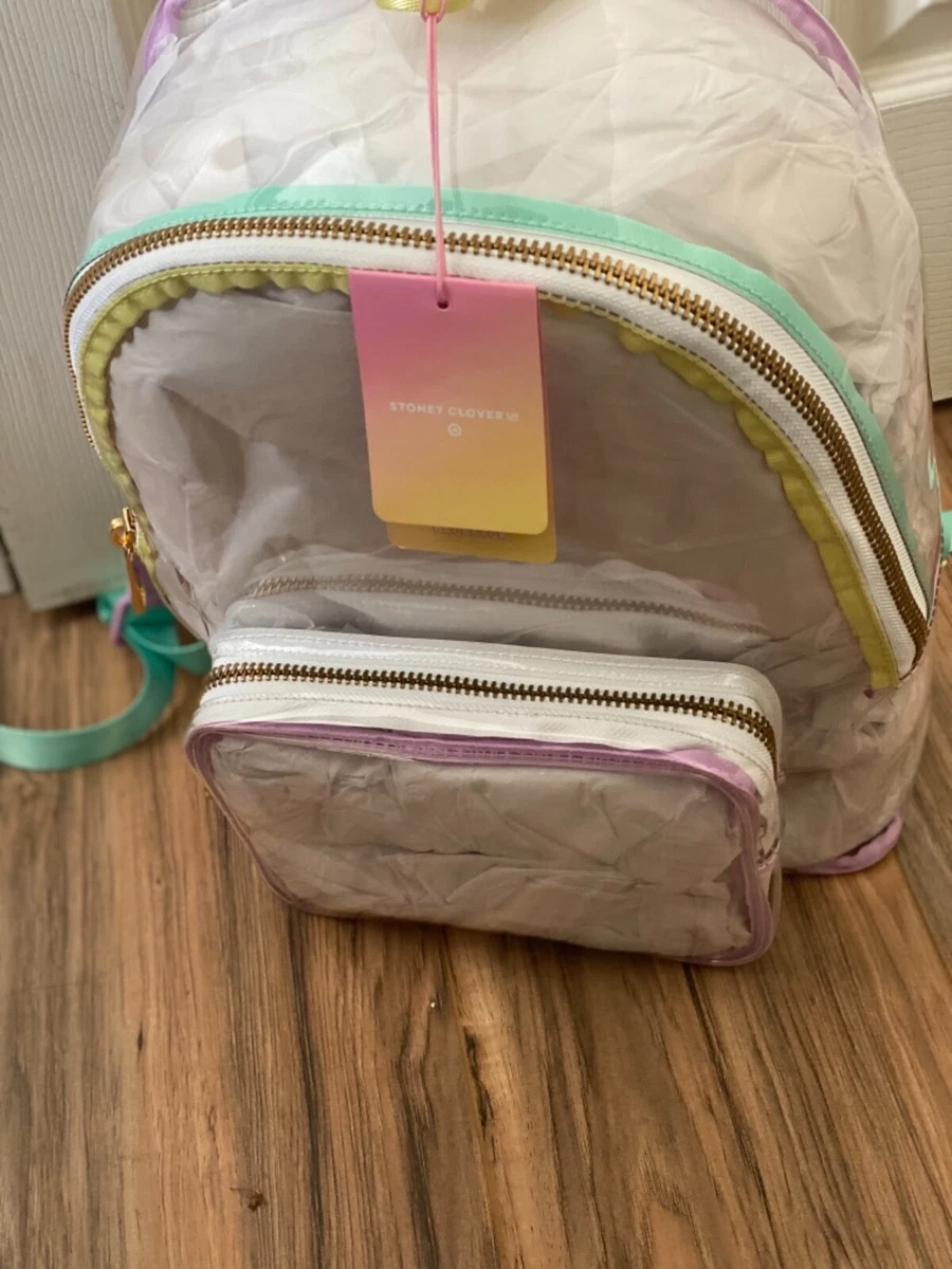 NEW Stoney Clover Lane x Target Clear/Transparent Lavender Backpack NOW IN  HAND