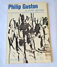 Philip Guston by Dore Ashton Evergreen Gallery 1st edition/1st printing 1960 PB