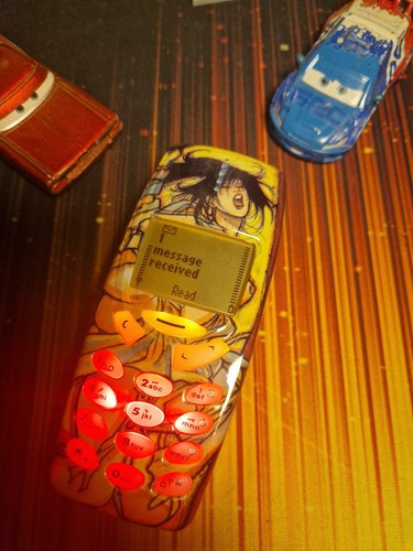 🎀 Retro Nokia 3310 – Manga Girl Edition 💫 RGB Light Dance ✨ One of a Kind! 📱 - Zdjęcie 9 z 13
