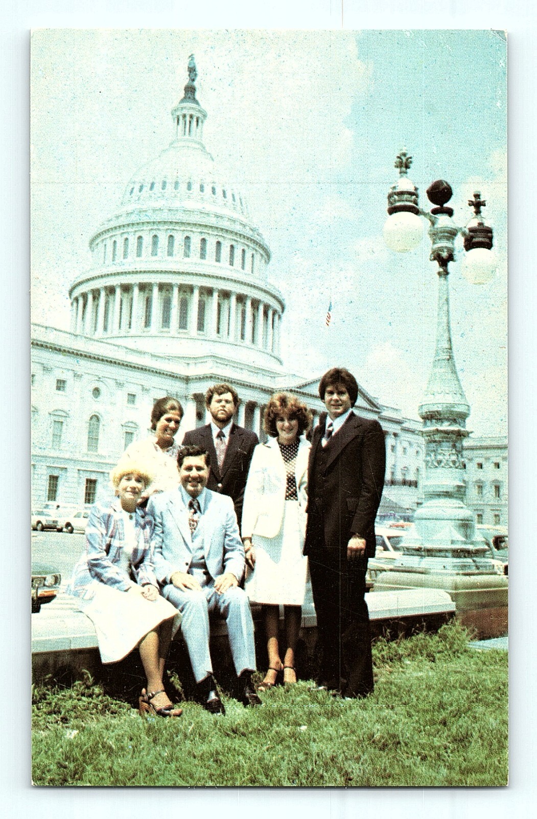 Pennsylvania Democrat Gus Yatron Capital Building Political Family Postcard F1