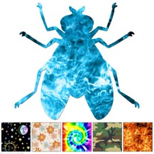 Insect Pest Fly Bug - Decal Sticker - Multiple Patterns Sizes - ebn6443