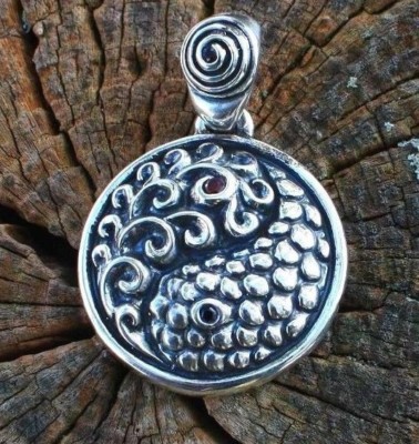 Yin-Yang Power Silber Anhänger