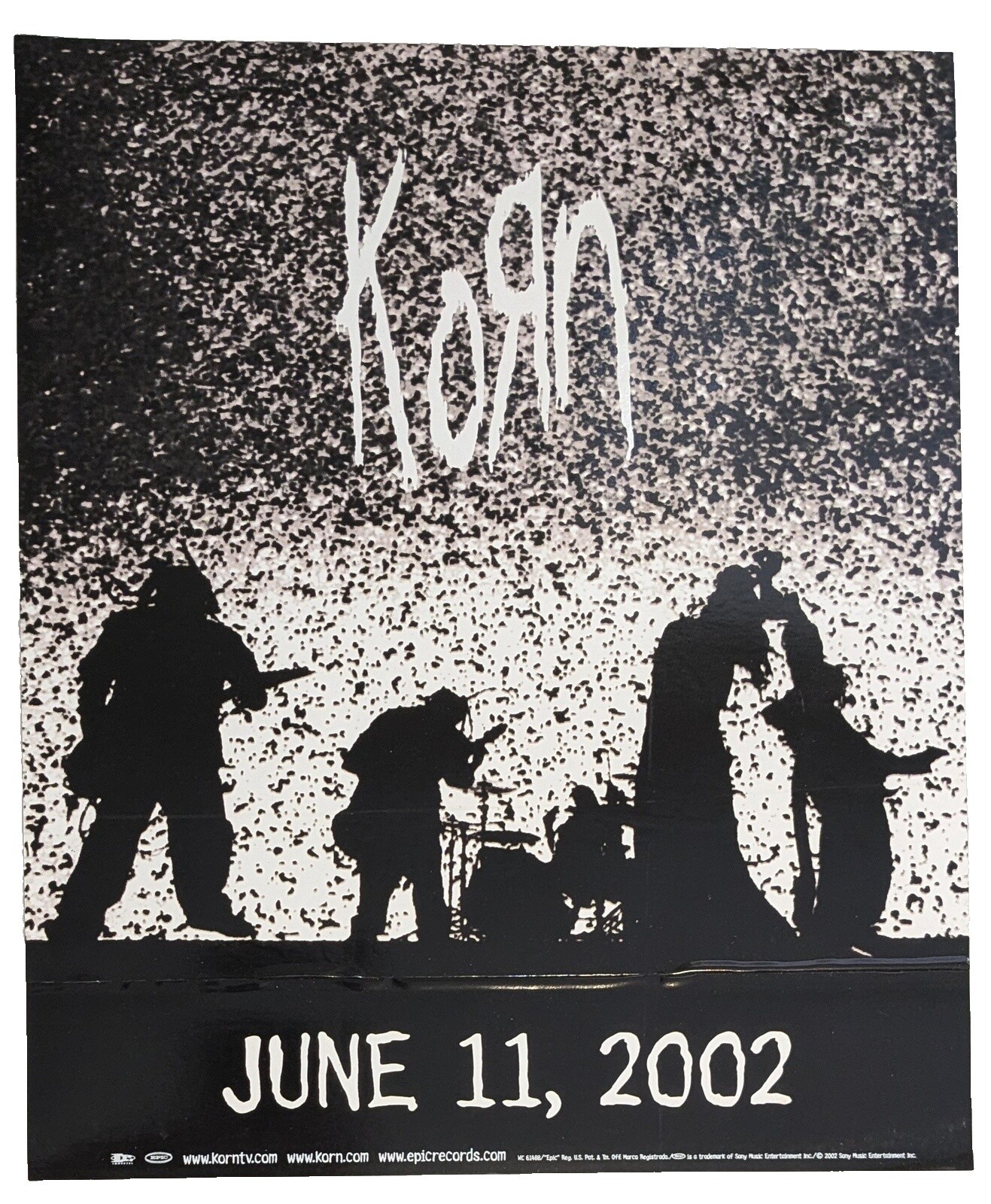 Korn フラッグ　ポスター　90s KORN Cloth Poster Promo Wall Banner Flag nu metal band 2001