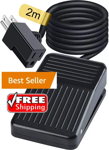 Foot Switch Foot Operated Pedal Controller On/Off Power Switch Woodworking New (