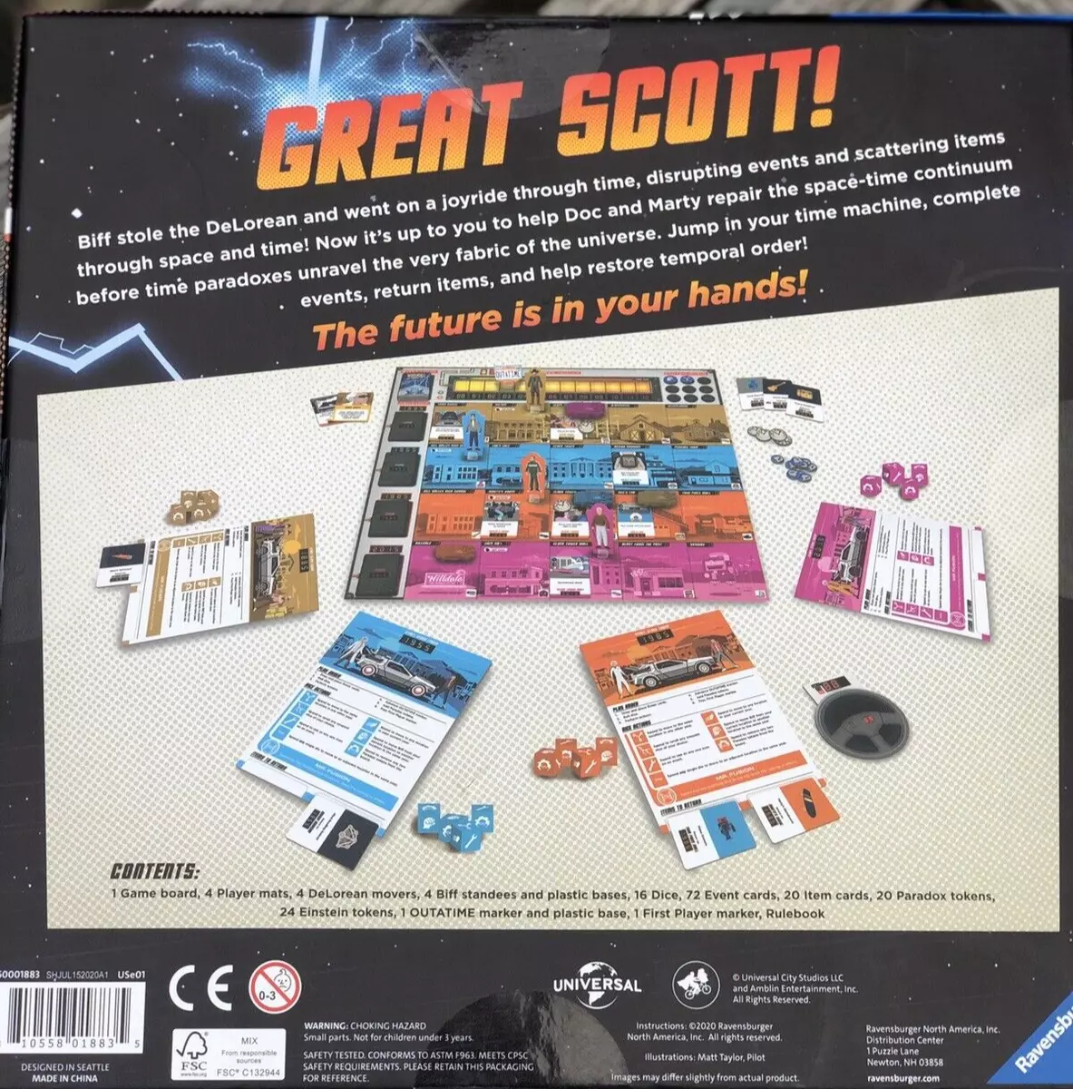 Back to the Future: Back in Time, Board Game