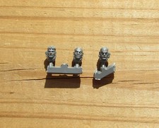 40K Black Templars Primaris Crusader Squad Heads Bare Initiate Heads Bits 3 Bitz