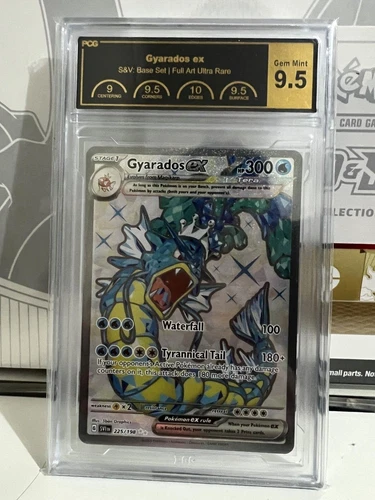 Gyarados ex Scarlet & Violet Base Set 225/198 Holo Ultra Rare PCG 9.5 - Picture 1 of 2