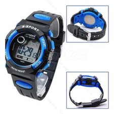Kids Digital Electronic Watch Waterproof Children Boys Girls Sports LED Watches