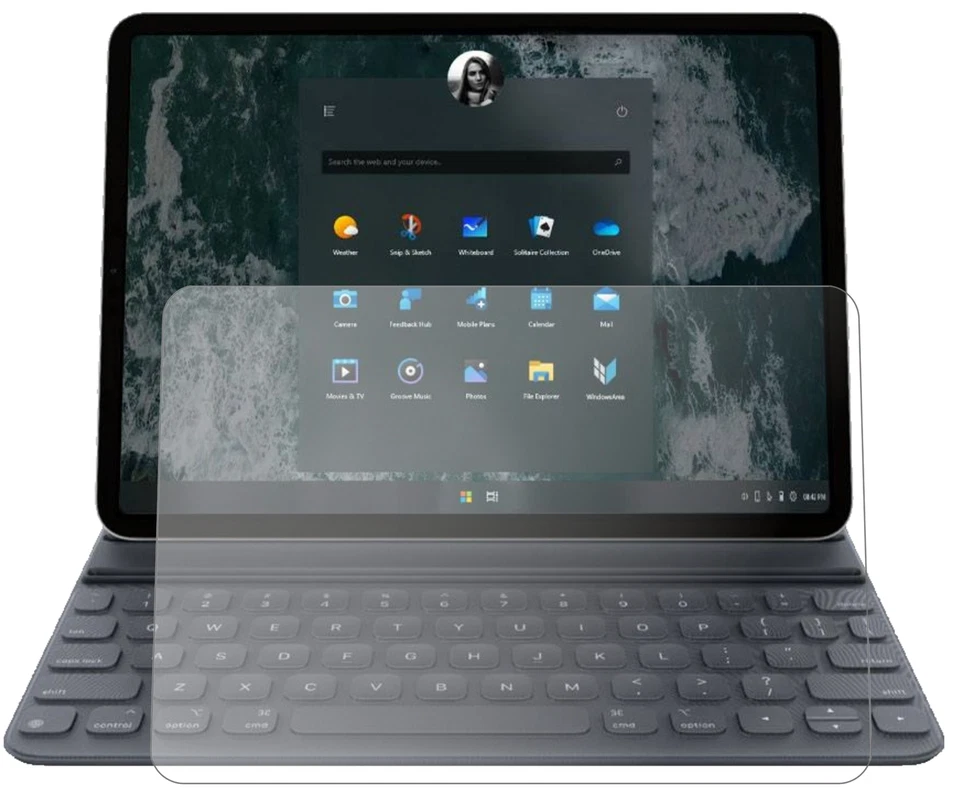 2x Pellicola per Microsoft Surface Pro 7 Protettiva Protezione opaco Vetro - Immagine 2 di 4