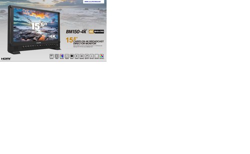LILLIPUT 15.6" BM150-4K Ultra HD SDI HDMI ,DVI,VGA,TALLY+V Mount+Acrylic protect - Picture 3 of 9