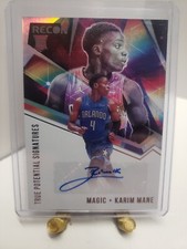 2020-21 RECON karim mane true potential signatures auto rookie card rc