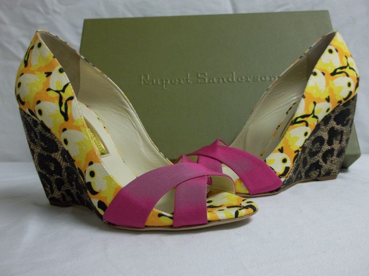 Rupert Sanderson 新品　36 Rupert Sanderson Pumps Pointed Toe Heel Leather 36 23.0cm