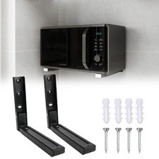 2x Heavy Duty Microwave Brackets Wall Mount S...