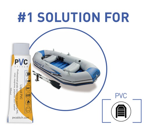PVC Stichkleber Reparatur Set (Kleber + Kordel) für PVC, Vinyl, Neopren, Polyester - Bild 8 von 12