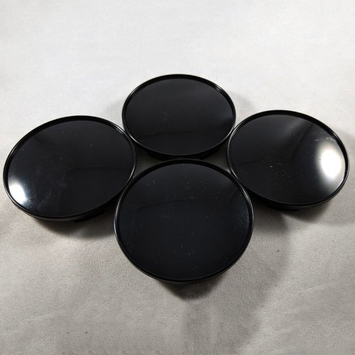 4Pcs 68mm Black Wheel Hubs Center Hub Cap Universal Wheel Rim Hub Cover Caps - Picture 11 of 12