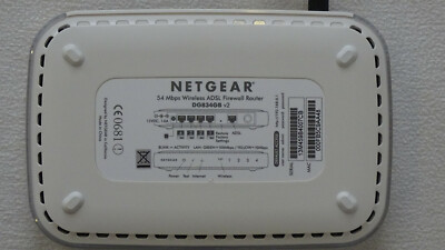 Netgear Wireless WLAN ADSL Firewall Router DG834GB v2
