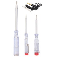 4Tlg PhasenprüFer StromprüFer SpannungsprüFer Schraubendreher PrüFer 6-220V Set