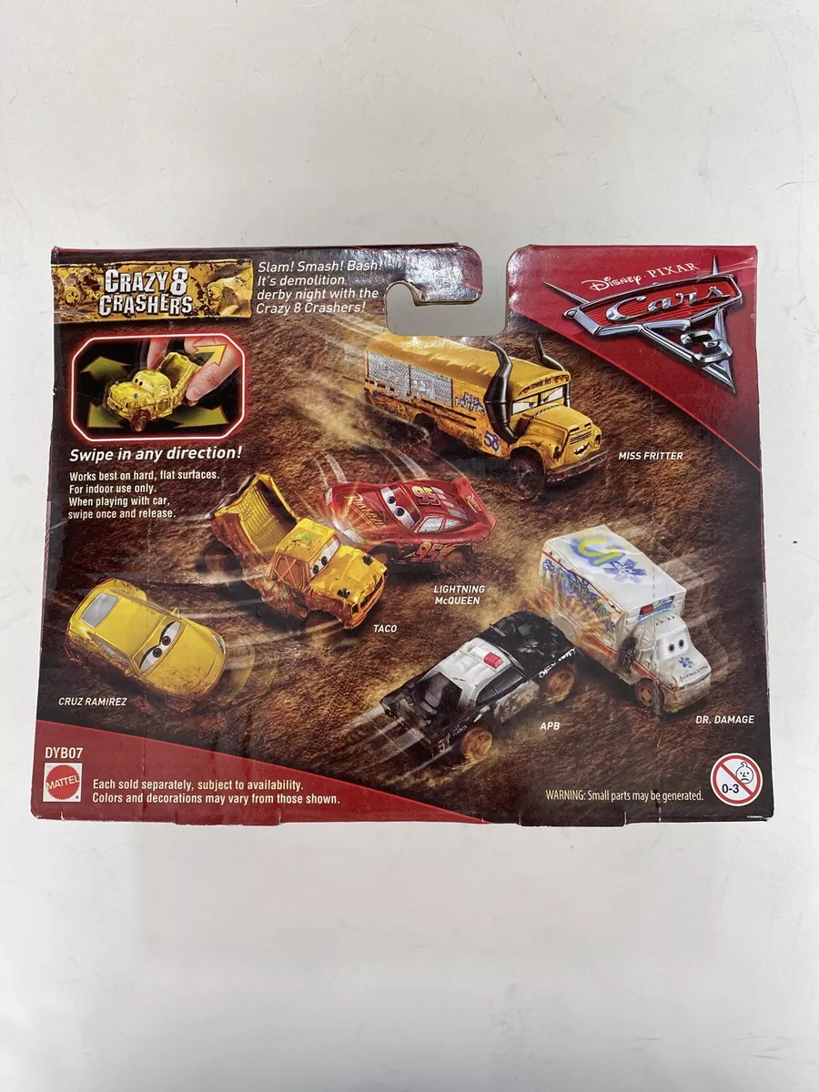 Cars 3 Crazy 8 Crashers Smash and Crash Derby Playset