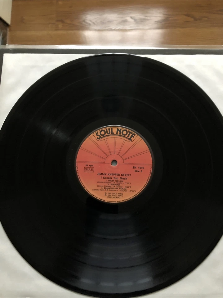 Mint- Jimmy Knepper Sextet I Dream Too Much Soul Note Records Stereo LP — 第 4/4 张图片