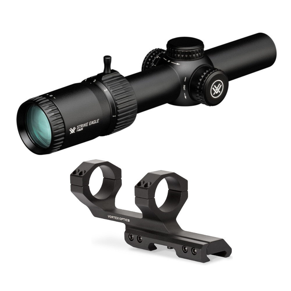 Оптический прицел Vortex Strike Eagle 1-8x24 2020, модель с консольными кольцами