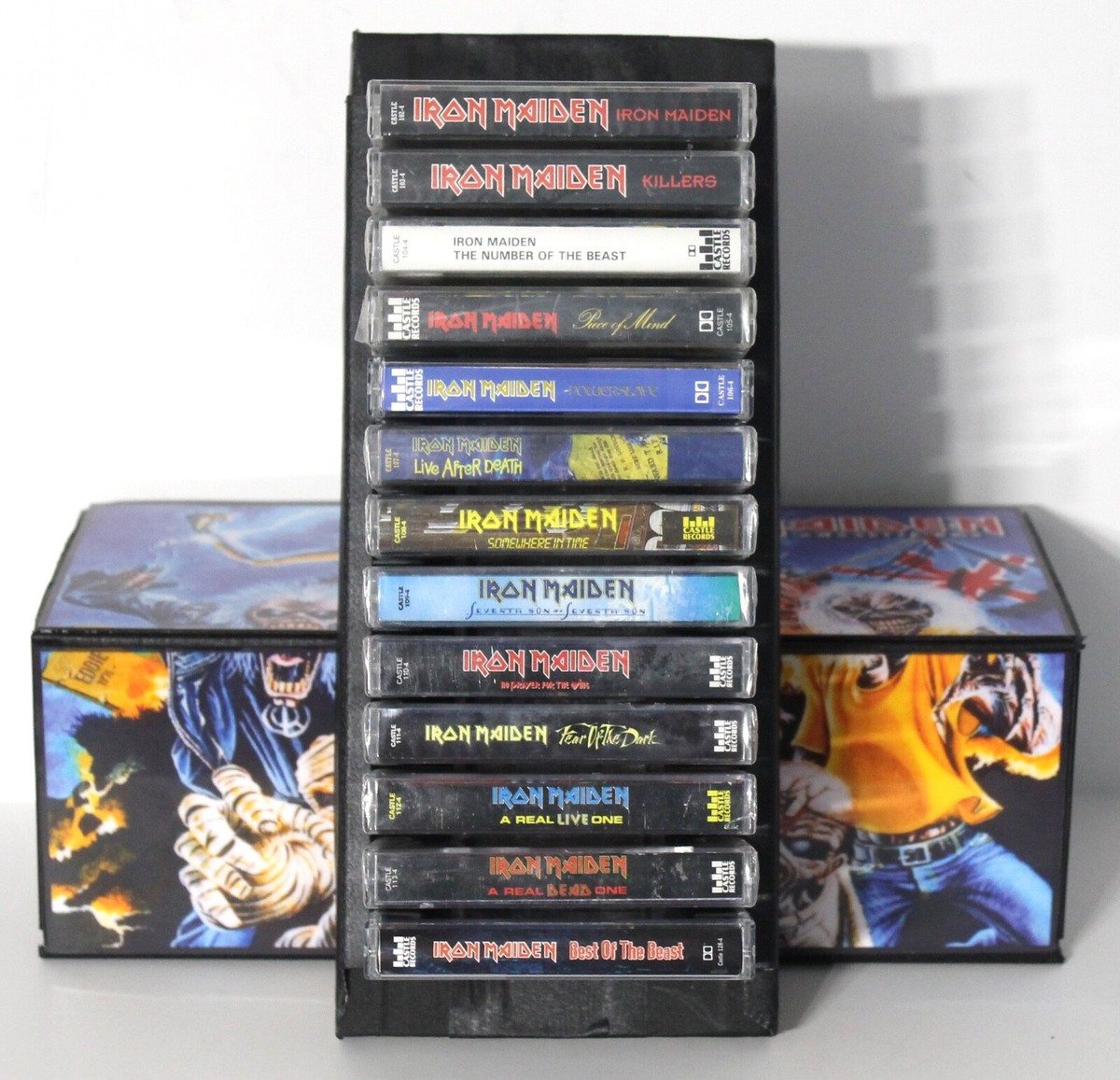 Die Menschen［カセット］ IRON MAIDEN - 13 Castle Records cassette box set w/48 xtra
