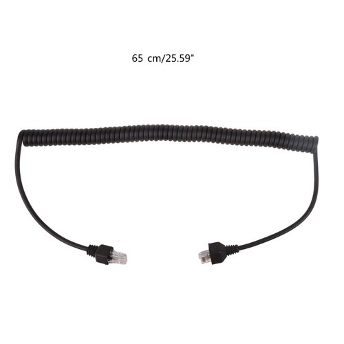 RJ45 Wire Microphone Speaker Spring Line For Yaesu FT450 FT817 FT857 FT897 Radio - Zdjęcie 8 z 8