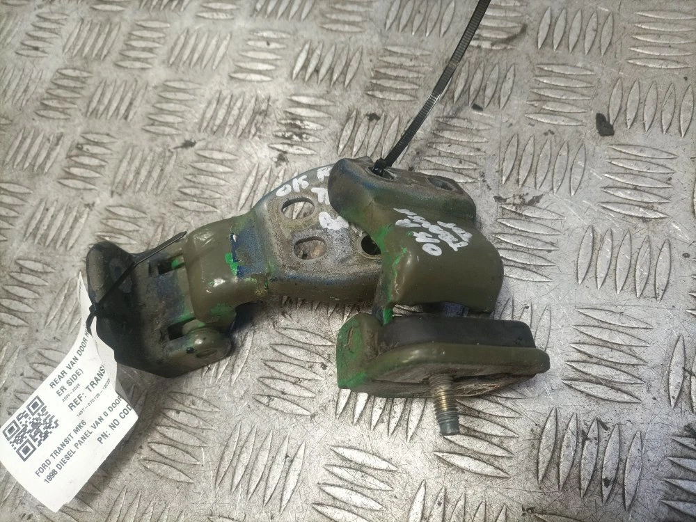 VANS FORD TRANSIT MK6 PANNELLO POSTERIORE FURGONE COPPIA CERNIERE (LATO GUIDATORE) ARGENTO NO CODICE