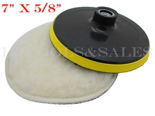 7" Electric Car Polishing Wheel Buffing Backing Attachment Wheel Auto Polish Pad