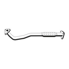 ERNST Abgasrohr Auspuffrohr für OPEL SIGNUM VECTRA C SAAB 9-3 (YS3F) 1.9D vorne