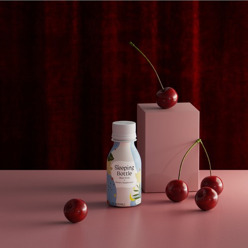 Sleep Aid Drink Sleeping Bottle Sleep Drink (100ml x 6 Bottles) Cherry Flavor - Picture 11 of 12
