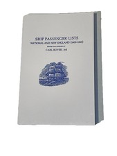 Ship Passenger Lists: National and New Englan...