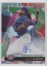 2020 Bowman's Best of Green Refractor 36/99 Adbert Alzolay #B20-AA Auto 07qr