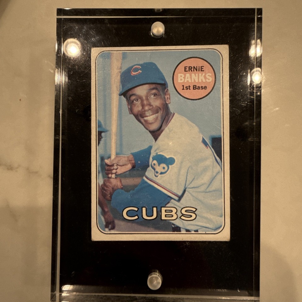 Ernie Banks Autographed Memorabilia - Autographed Ball and Triple AAA ...