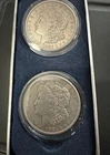 1921 historic us silver dollar coins in silver bar case