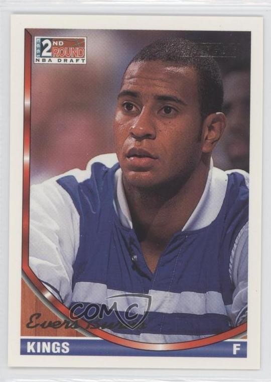 1993-94 Topps Gold Evers Burns #366 Rookie RC 11pj