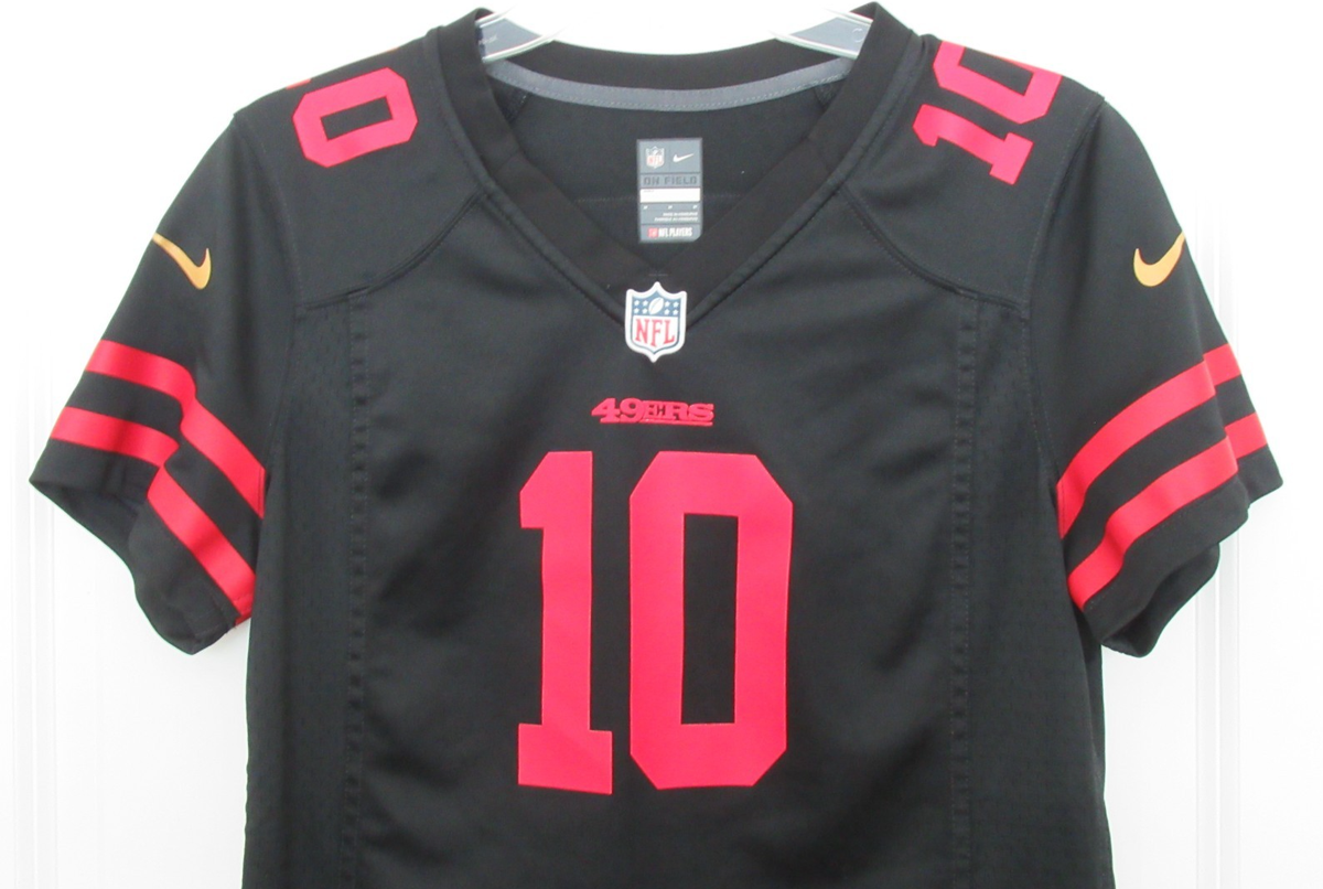 Nike On Field San Francisco 49ers Jimmy Garoppolo #10 Jersey Size