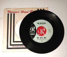 CRYSTALS – He Hit Me / No One Ever Tells You PHILLES 105 Blue Label NM‑