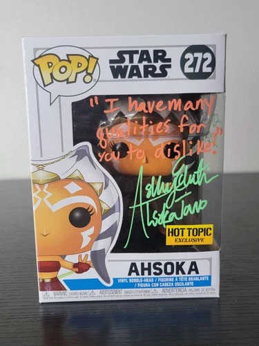 🔥Funko Pop! Star Wars: Ahsoka #272 Signed By Ashley Eckstein No Coa🔥
