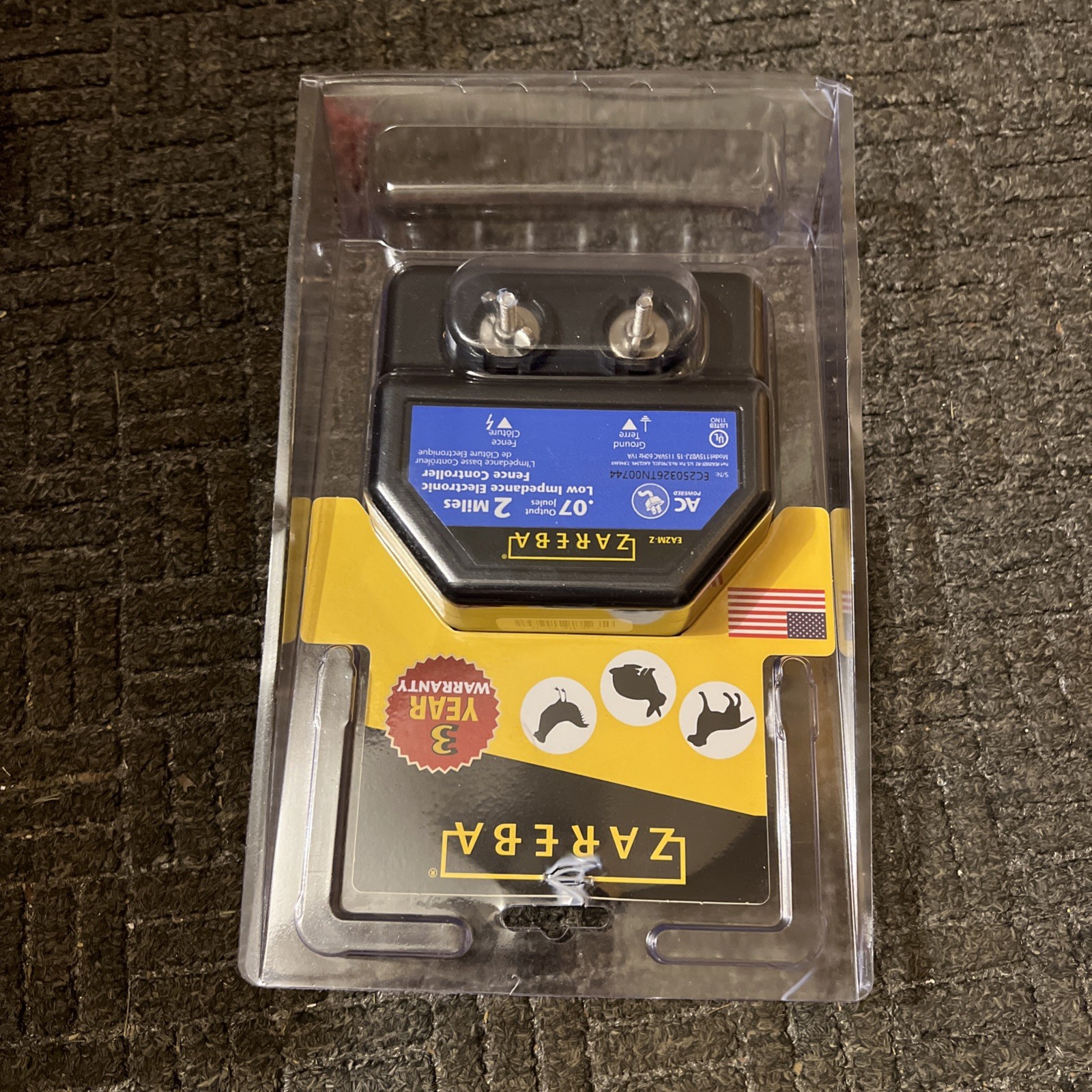 Zareba EAC2M-Z 2-Mile AC Low Impedance Fence Charger